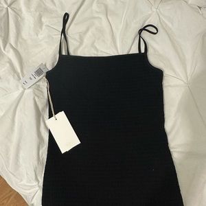 Aritzia wilfred jazz mini dress in black